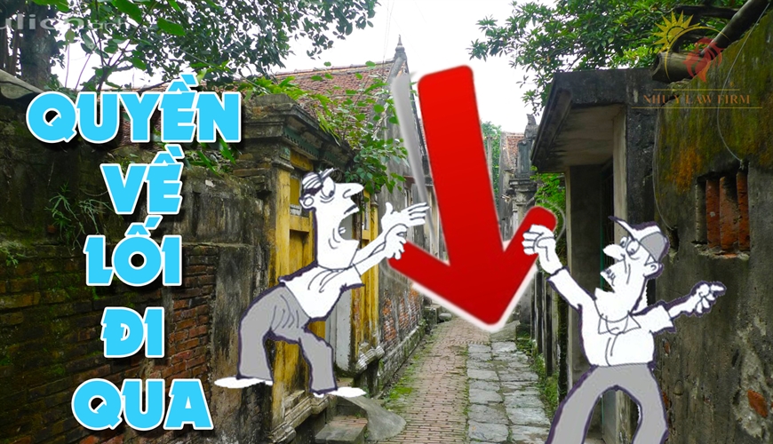 Nhà hàng xóm xây chắn đường ra vào, không cho nhà tôi mắc dây điện ngang qua... mặc dù đó là lối duy nhất. Tôi phải làm gì?